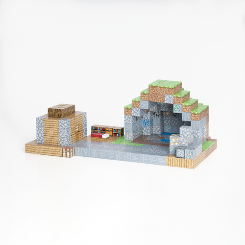 Tajomstvá opustenej bane - Magnetická stavebnica (375ks)