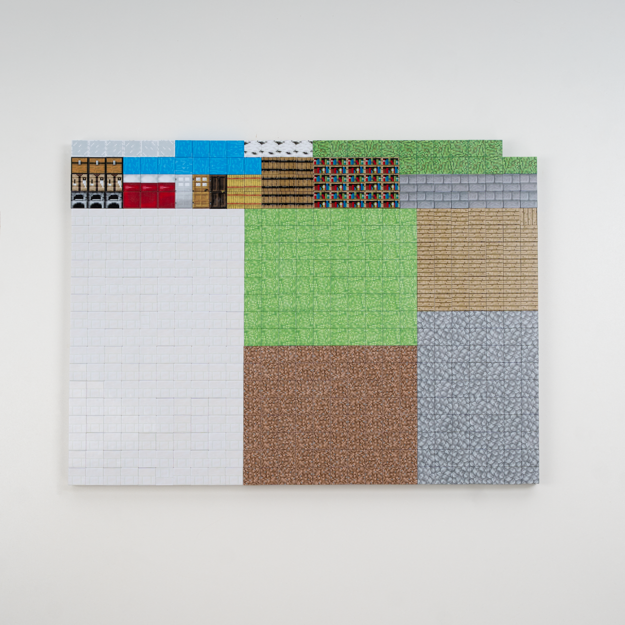 Magnetic Building Blocks - Wooden house (80pcs) +3 Random Figures