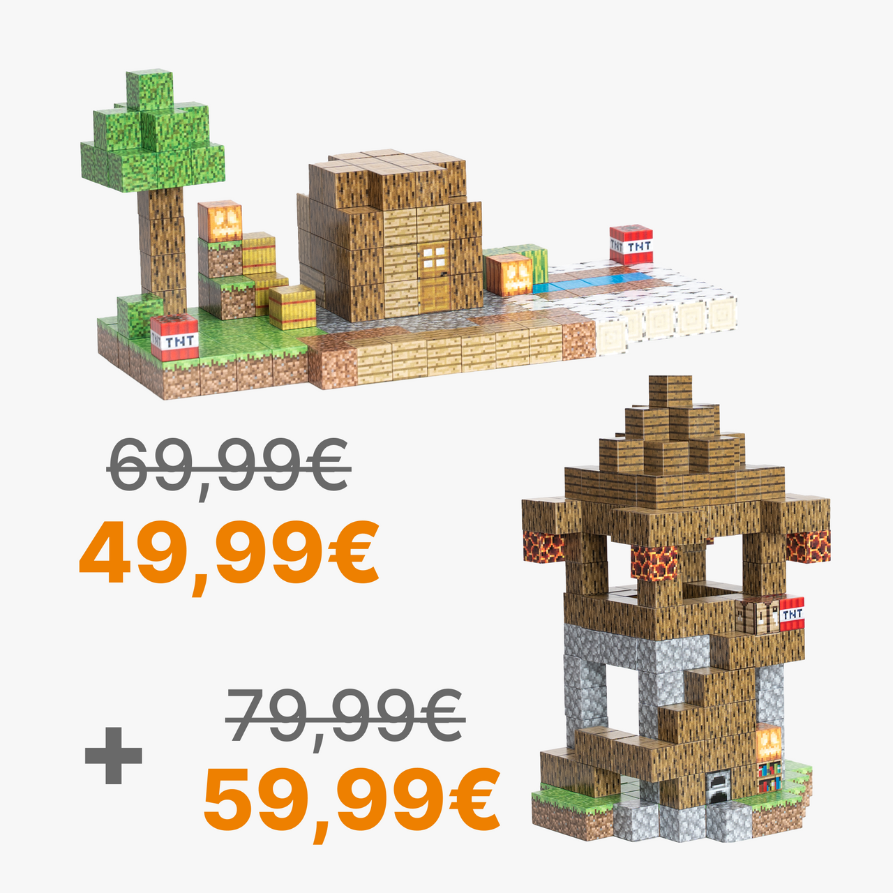 Veža odvážnych (224ks) + Tajný úkryt (192ks)